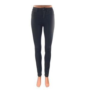 JayJays Women's Black Mid Rise Stretch Casual Slim Skinny Trousers Pants Size 8